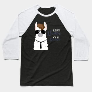 Business llama With No Drama Baseball T-Shirt